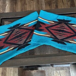 Vintage Aztec Lumbar Pillow Covers Set/2